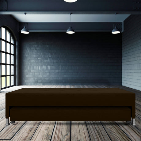 Cama Nido Duplex Jafar Cafe 120x48Cm Para Cochón Semidoble 120 X 190 Cm con Colchones Incorporados - CAMAS | Bylmo