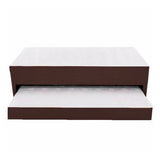 Cama Nido Duplex Cafe 90x48Cm Para Cochón Sencillo 90 X 190 Cm con Colchones Incorporados - CAMAS | Bylmo