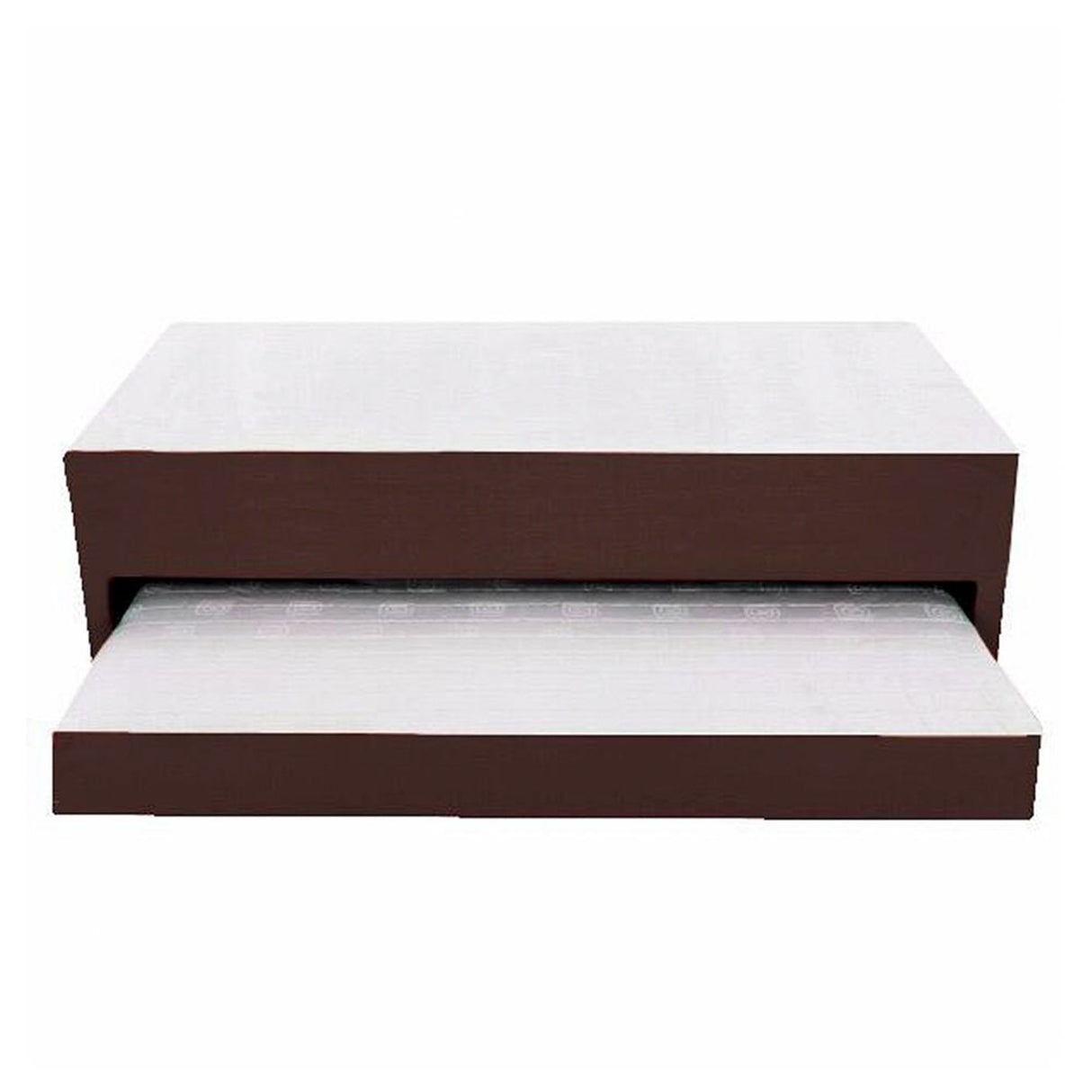 Cama Nido Duplex Cafe 100x48Cm Para Cochón Sencillo 100 X 190 Cm con Colchones Incorporados - CAMAS | Bylmo