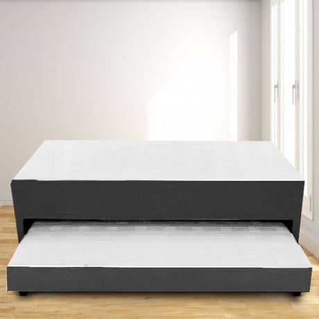 Cama Nido Duplex Gris 100x48Cm Para Cochón Sencillo 100 X 190 Cm con Colchones Incorporados - CAMAS | Bylmo