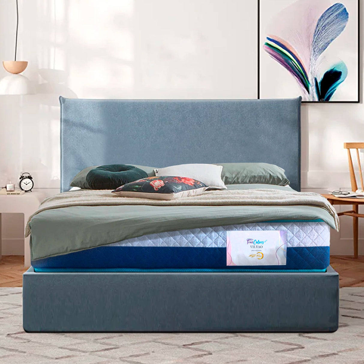 Colchón Vilvao Semidoble 120x190 Cm Ortopedico con Pillow Sencillo - COLCHONES | Bylmo