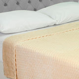 Cobija Texture Beige 180x200cm Fondo Entero Extrasuave - COBIJAS Y MANTAS | Bylmo