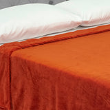 Cobija Piel de Durazno Terracota 180x200cm Fondo Entero Extrasuave - COBIJAS Y MANTAS | Bylmo