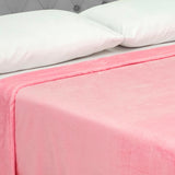 Cobija Soft Rosado 180x200cm Fondo Entero Extrasuave - COBIJAS Y MANTAS | Bylmo