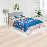 Cubrelecho Súper Acolchado Crema 140x190cm Doble Faz Superacolchado de Flores - TENDIDOS Y CUBRELECHOS | Bylmo