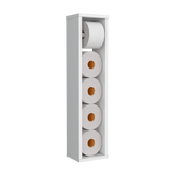 Organizador de Papel Higiénico Bali Blanco 16.6x71cm Flotante con Porta Rollo - OTROS MUEBLES PARA BANHO | Bylmo