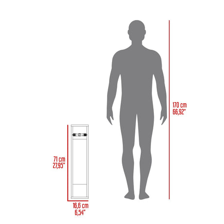 Organizador de Papel Higiénico Bali Wengue 16.6x71cm Flotante con Porta Rollo - OTROS MUEBLES PARA BANHO | Bylmo