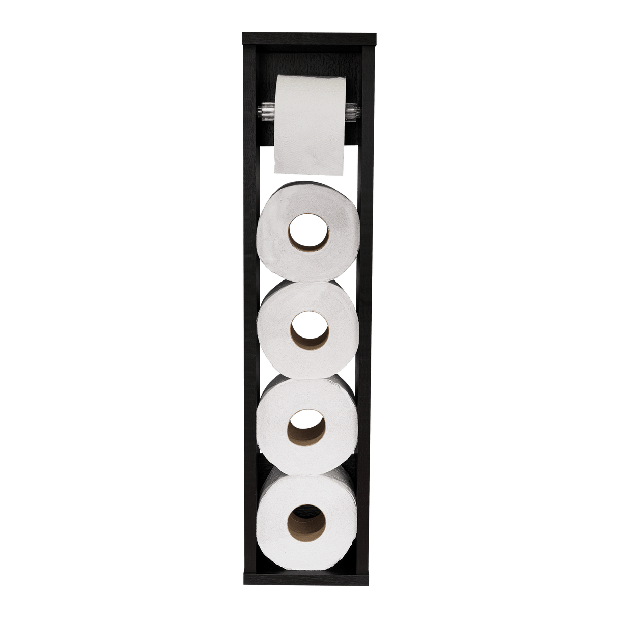 Organizador de Papel Higiénico Bali Wengue 16.6x71cm Flotante con Porta Rollo - OTROS MUEBLES PARA BANHO | Bylmo