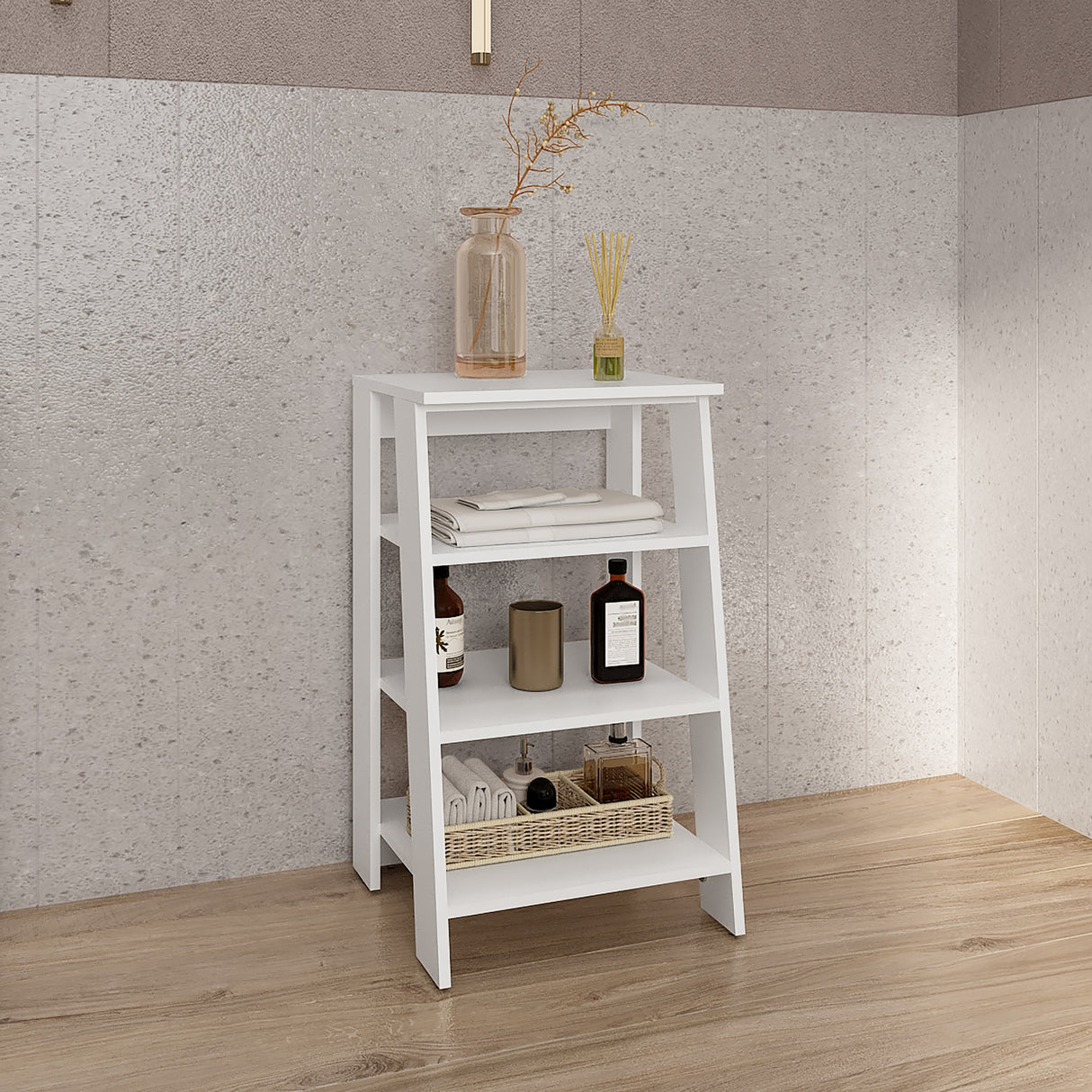 Organizador de Baño St Lucia Blanco 44x75.6cm con Tres Entrepaños - OTROS MUEBLES PARA BANHO | Bylmo