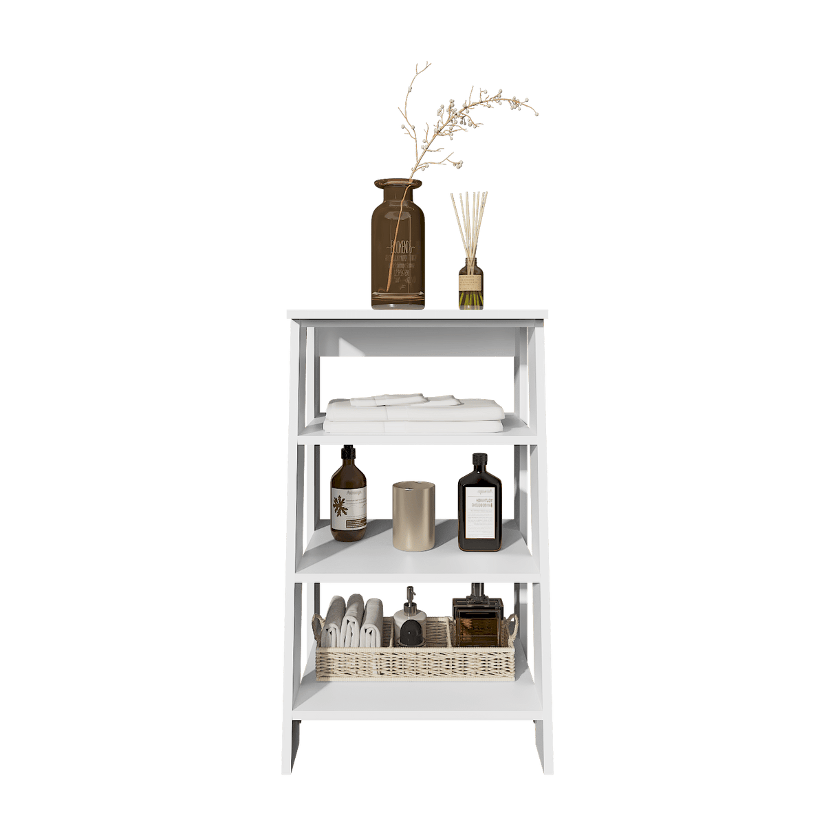 Organizador de Baño St Lucia Blanco 44x75.6cm con Tres Entrepaños - OTROS MUEBLES PARA BANHO | Bylmo