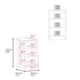 Organizador de Baño St Lucia Wengue 44x75.6cm con Tres Entrepaños - OTROS MUEBLES PARA BANHO | Bylmo