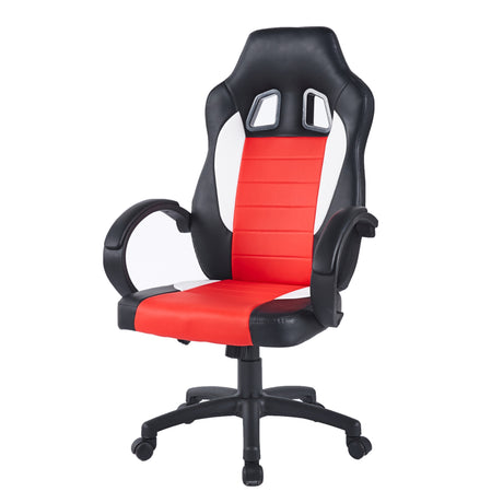 Silla Gamer Kyoto Negro y Blanco 51x107cm con Apoya Brazos - SILLAS DE OFICINA | Bylmo
