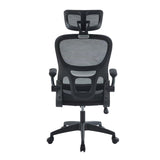 Silla Gerencial Ergo Max Negro 48x119cm con Soporte Lumbar - SILLAS DE OFICINA | Bylmo
