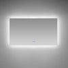 Espejo De Baño 120x70cm Rectangular Con Sistema Led Touch