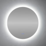 Espejo de Baño 80x80cm Redondo con Luz Retroiluminada Led Touch - ESPEJOS DE BANHO | Bylmo