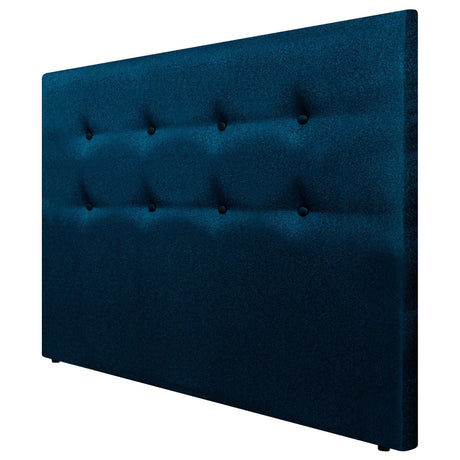 Cabecero Dublín Azul 140x115cm con Acabado Liso para Cama Doble - CABECEROS | Bylmo