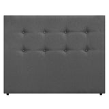 Cabecero Dublín Gris 200x115cm con Acabado Liso para Cama King - CABECEROS | Bylmo