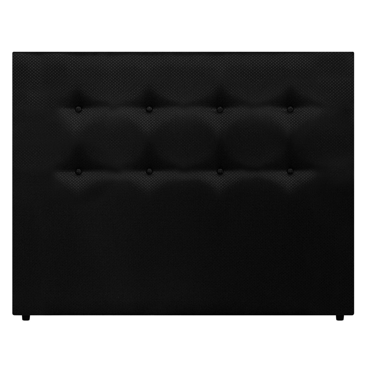 Cabecero Dublín Negro 120x115cm con Acabado Liso para Cama Semidoble - CABECEROS | Bylmo