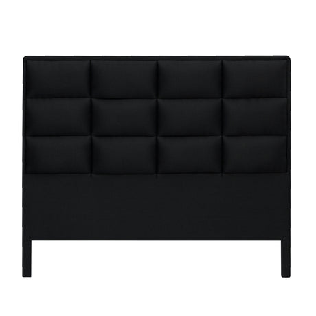 Cabecero Londres Negro 200x120cm con Acabado Abullonado para Cama King - CABECEROS | Bylmo