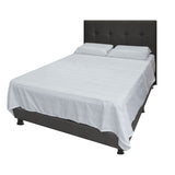 Juego de Sabanas Blanco para Cama Queen 160 X 190 Cm Hipoelergénicas y Antiácaros - SABANAS | Bylmo