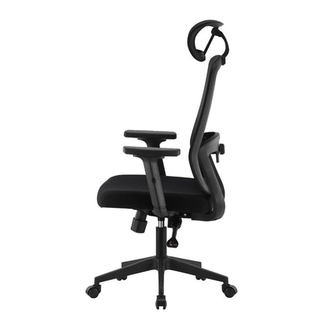Silla Gerencial Horizonte 3D Negro 48x119cm con Apoya Cabezas - SILLAS DE OFICINA | Bylmo