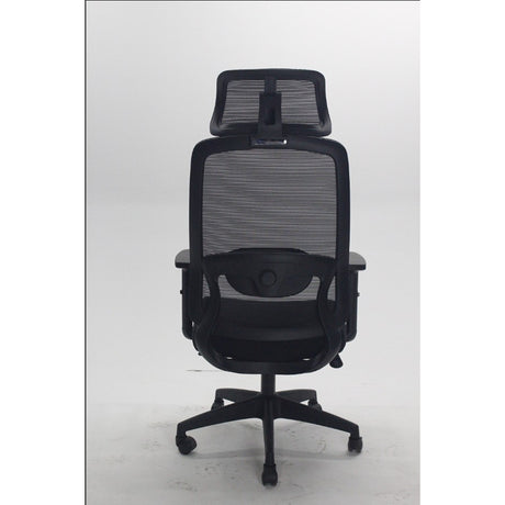 Silla Gerencial Horizonte 2D Negro 48x119cm con Apoya Cabezas - SILLAS DE OFICINA | Bylmo