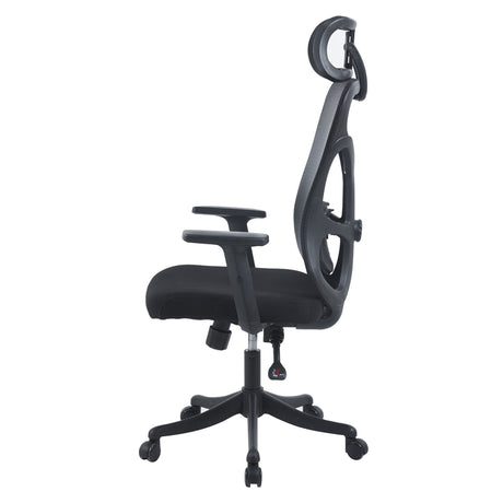 Silla Gerencial Neo 2D Negro 51x117cm con Apoya Cabezas - SILLAS DE OFICINA | Bylmo