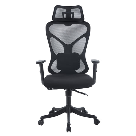 Silla Gerencial Neo 2D Negro 51x117cm con Apoya Cabezas - SILLAS DE OFICINA | Bylmo