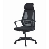 Silla Gerencial Diamante Negro 50x95cm con Apoya Cabezas