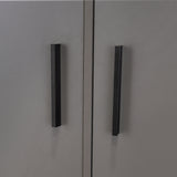 Closet Alder Plomo y Fresno Europeo 90.1x180cm Con Un Cajón y Dos Puertas - CLOSETS | Bylmo