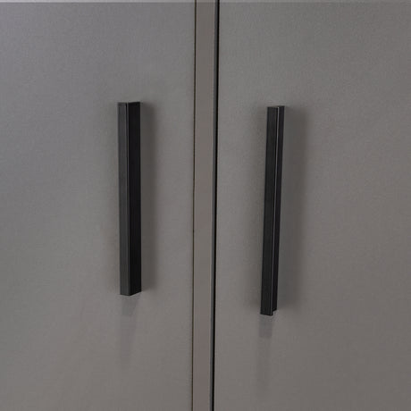 Closet Alder Plomo y Fresno Europeo 90.1x180cm Con Un Cajón y Dos Puertas - CLOSETS | Bylmo