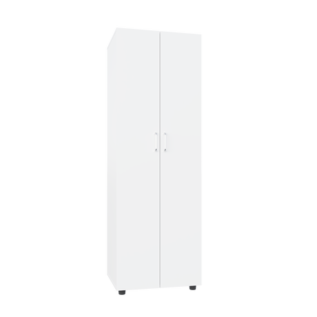 Closet Aurora Blanco 60x180cm Sin Cajones y Dos Puertas - CLOSETS | Bylmo
