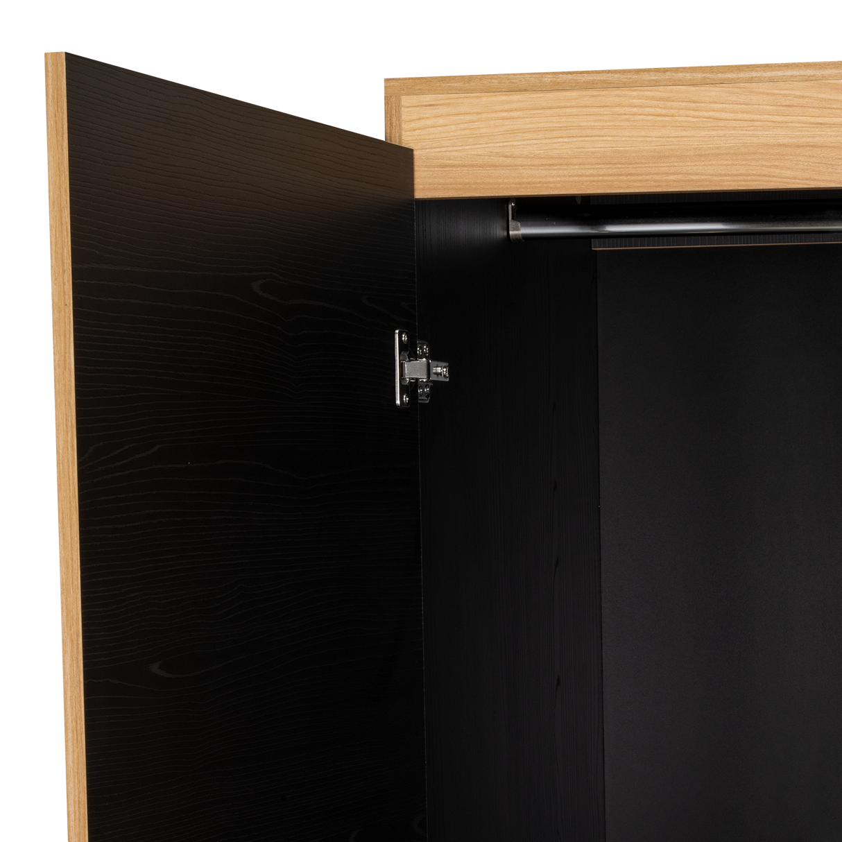 Closet Bariloche Eco Fresno Europeo y Wengue 150.3x177.9cm Con Dos Cajones y Cuatro Puertas - CLOSETS | Bylmo