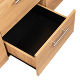 Closet Bariloche Eco Fresno Europeo y Wengue 150.3x177.9cm Con Dos Cajones y Cuatro Puertas - CLOSETS | Bylmo