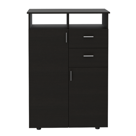 Closet Tremon Wengue 83x121cm Con Dos Cajones y Dos Puertas - CLOSETS | Bylmo