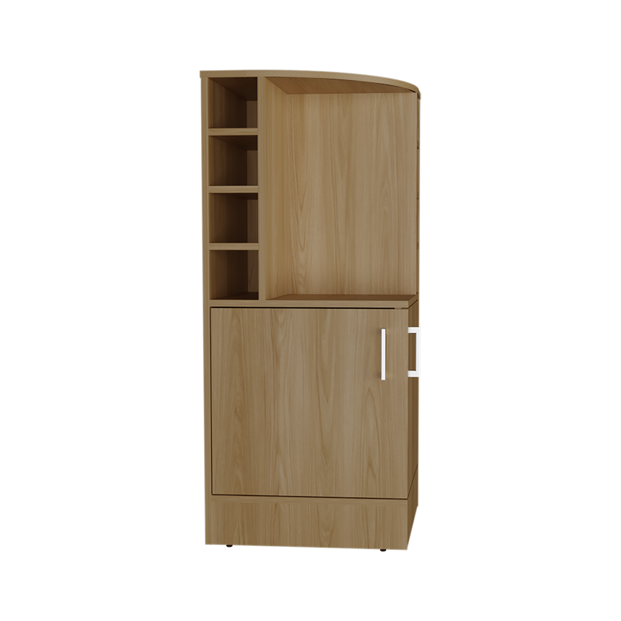 Bar Esquinero Jakes Fresno 46.9x108cm Con Ocho Portabotellas - BARES | Bylmo