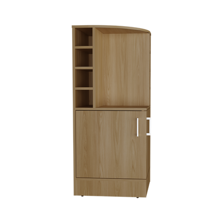 Bar Esquinero Jakes Fresno 46.9x108cm Con Ocho Portabotellas - BARES | Bylmo