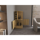 Bar Esquinero Jakes Fresno 46.9x108cm Con Ocho Portabotellas - BARES | Bylmo