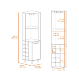 Bar Esquinero Kaia Plus Fresno Europeo y MIel 45x180cm Con Diez Portabotellas - BARES | Bylmo