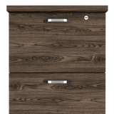 Archivador Home Office Coñac y Wengue 47.5x132.2cm Con Cuatro Cajonres - ARCHIVADORES | Bylmo