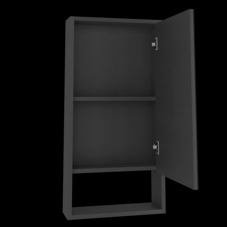 Gabinete de Baño Rectangular Mariana Wengue 45.5x90cm Con Espejo y Dos Entrepaños - GABINETES DE BANHO | Bylmo