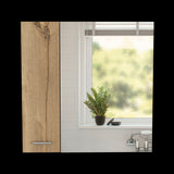 Gabinete de Baño Rectangular Sines Duna 60x60cm Con Espejo y Dos Entrepaños - GABINETES DE BANHO | Bylmo