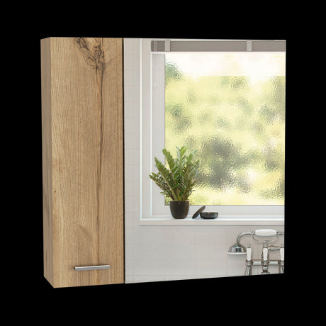 Gabinete de Baño Rectangular Sines Duna 60x60cm Con Espejo y Dos Entrepaños - GABINETES DE BANHO | Bylmo