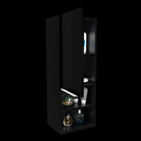 Gabinete de Baño Rectangular Mila Wengue 30x81.7cm Con Tres Entrepaños - GABINETES DE BANHO | Bylmo