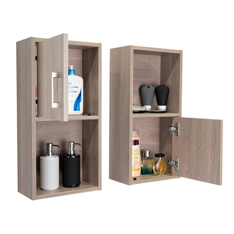 Set x 2 Gabinetes de Baño Rectangular Bath Bardolino 30x60.1cm Con Dos Entrepaños - GABINETES DE BANHO | Bylmo