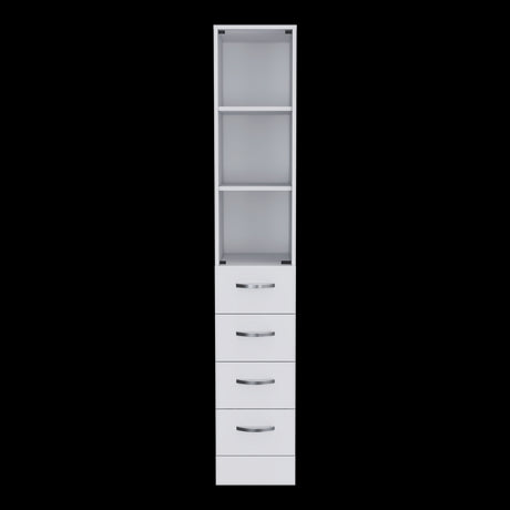Torre de Baño Vanguard Blanco 30.4x173.45cm Con Patas - MUEBLES DE ASEO Y ROPAS | Bylmo