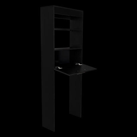 Organizador de Baño Manchester Wengue 63.2x170.6cm Con Patas y Dos Entrepaños - OTROS MUEBLES PARA BANHO | Bylmo