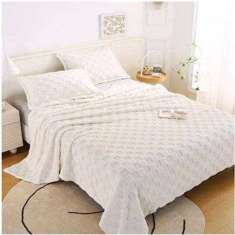 Cobija Ártica Fondo Entero Blanco 200x230cm Muy Suave y Ligera - COBIJAS Y MANTAS | Bylmo