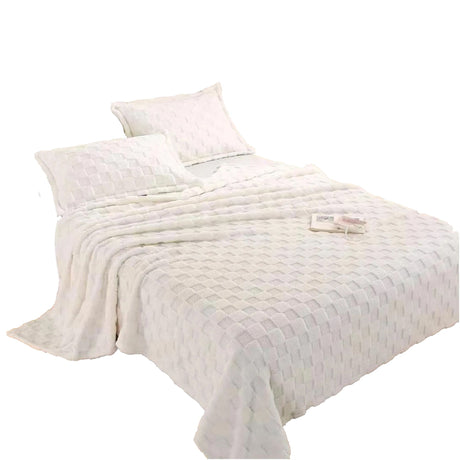 Cobija Ártica Fondo Entero Blanco 200x230cm Muy Suave y Ligera - COBIJAS Y MANTAS | Bylmo