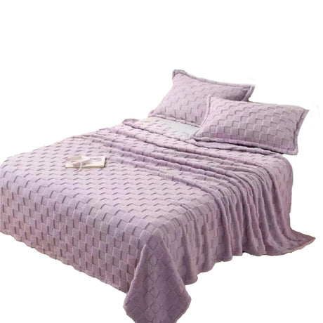 Cobija Ártica Fondo Entero Morado 200x230cm Muy Suave y Ligera - COBIJAS Y MANTAS | Bylmo